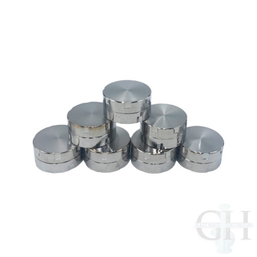 32mm Grinders Silver Plain 24CT - Style#3