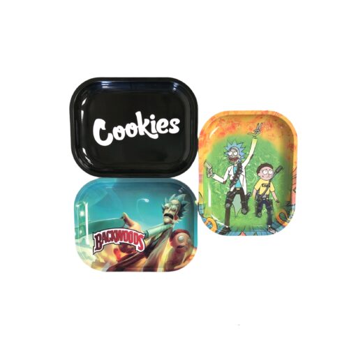 Small Metal Square Trays - MET01