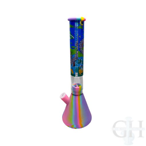 Silicon Waterpipe 14" - H182A