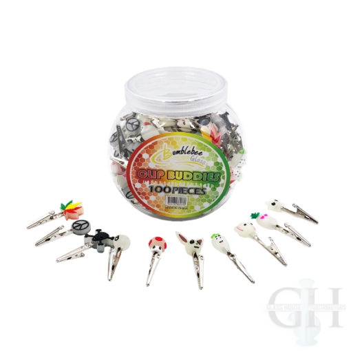 Roach Clip Jar 100Ct - CUP002