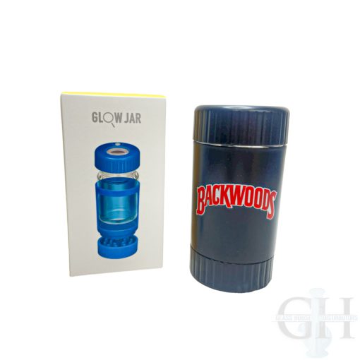 Rechargeable Magnifying Stash Jar with Grinder- MAGJAR1