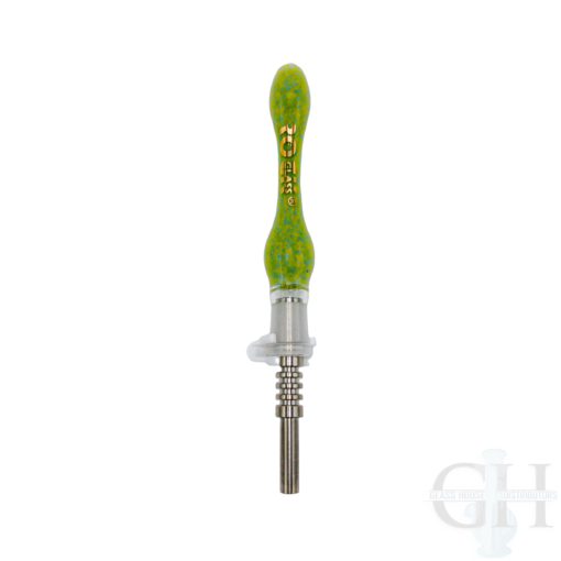 Glass Straw with 14mm Titanium Tips - Rock Glass - GB18
