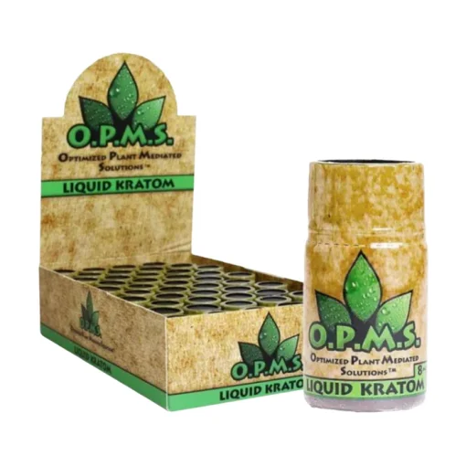 Gold Liquid Kratom Shots By OPMS