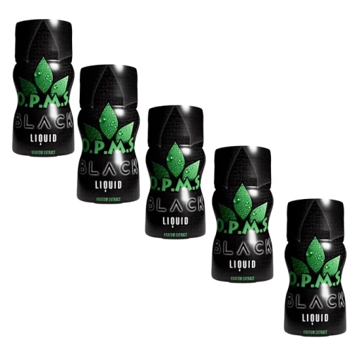 Black Liquid Kratom Shots By OPMS