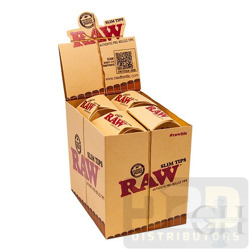 Raw Slim Tips - authentic Pre Rolled Tip- RAW70
