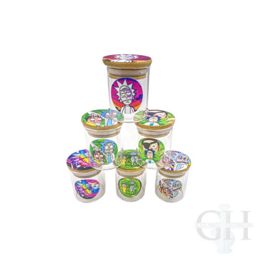 Glass Jar With Bamboo Cap