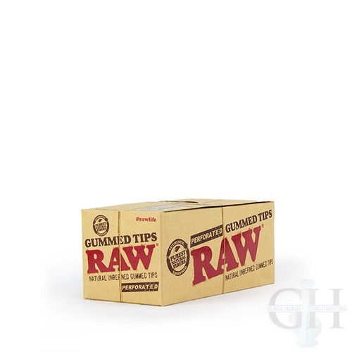 Raw Gummed&Perforated Tips- RAW50