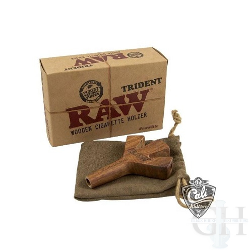 Raw Trident Wooden Cigarette Holder - RAW18