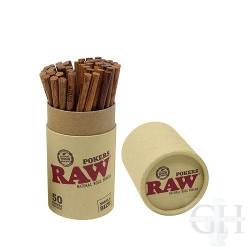 Raw Wooden Poker Sticks- RAW73