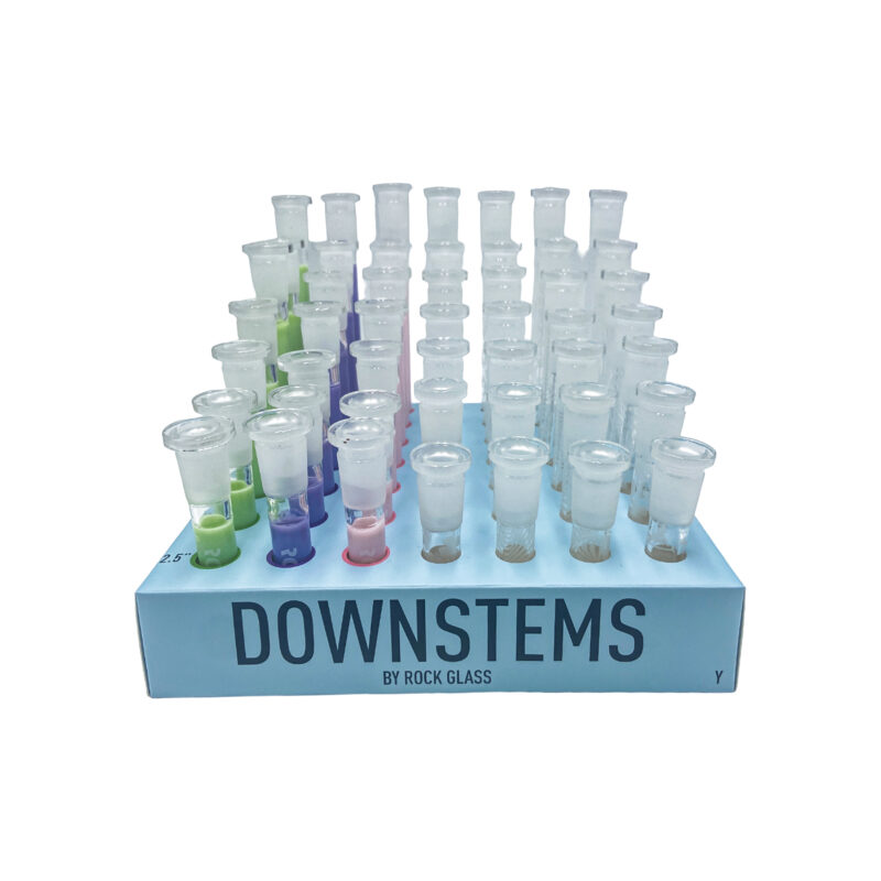 Downstems Display Low Profile 18mm – 14mm (49ct) Rock Glass- “Y ...