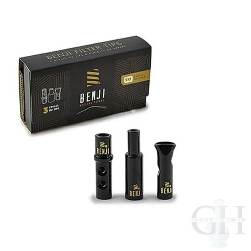 Benji Glass Filter Tips 10CT - BNJ