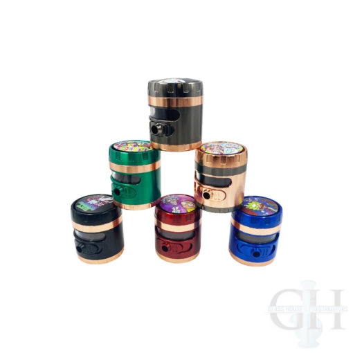 63mm R&M Grinder W Light 6CT - GR63308