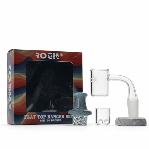 Rock Glass Quartz Banger Set