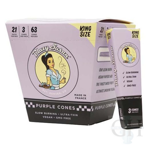 Blazy Susan Purple Cones