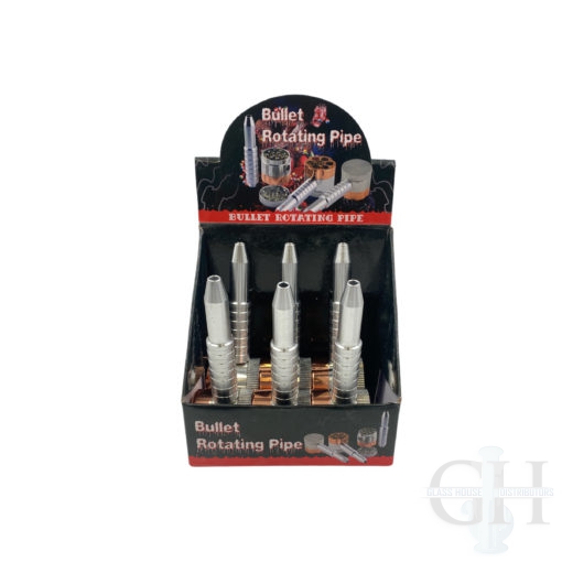 Six Shooter Grinder Bullet Pipe Display 6CT- GR013
