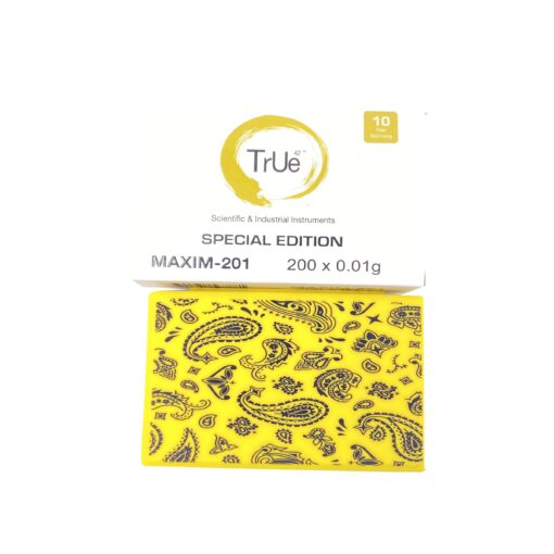 Maxim True 201 Scale - 0.01 - Yellow Blue Paisley