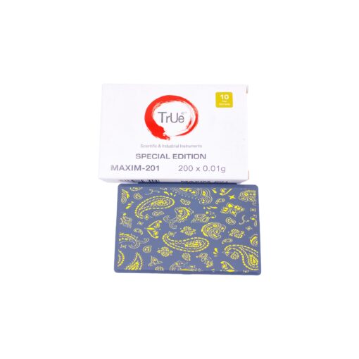 Maxim True 201 Scale - 0.01 - Black & Yellow Paisley