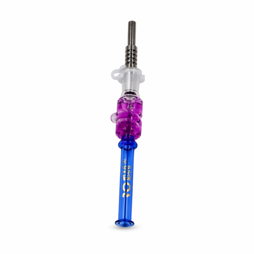 Glycerin Nectar Straw with 14mm Titanium Tips - Rock Glass - GB11