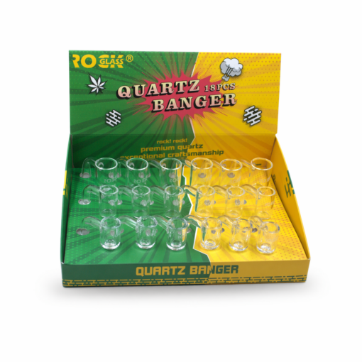 Rock Glass Regular Banger Set Display 18ct - RG1003