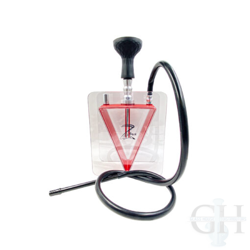 Zebra Fountain Hookah w/Silicon Hose & Bowel 13"