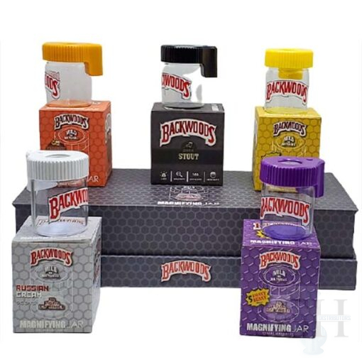 BK Led Light Rechargeable Magnifying Stash Jar- MAGJAR3