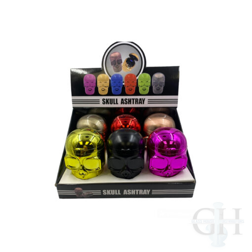 Ash Tray Skull with Led 6CT- ATC03