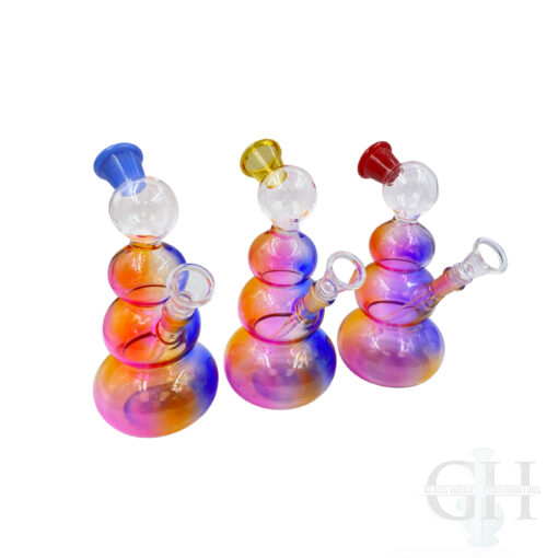 Waterpipe 8" - 3 Bulb Paint