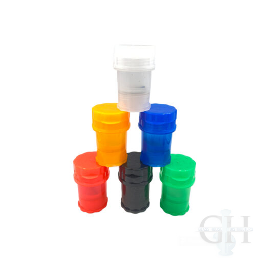 Plastic Jar with Grinder 6CT - GR6246