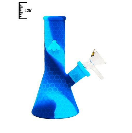 Silicone Stratus Bee Traveler Waterpipe 5" - SBT05