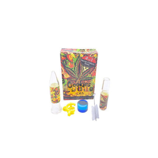 4in1 Set Chillum/Honey Straw/Bowls - FIO024