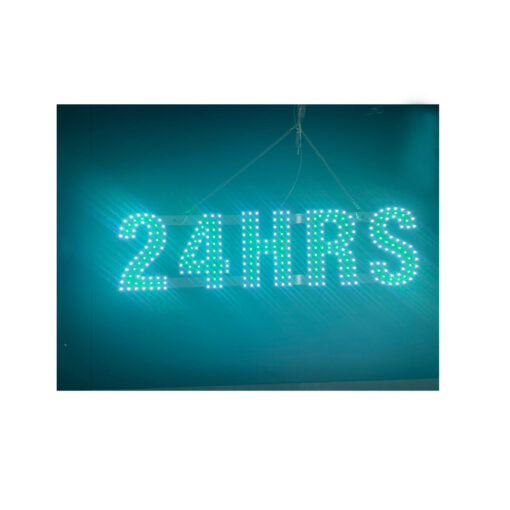 Sign Yeti - 24HRS 30*8 Inch