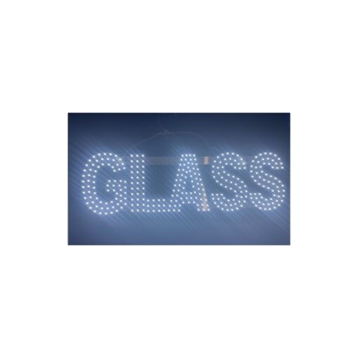 Sign Yeti -  GLASS 30*9 Inch