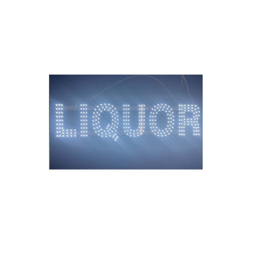 Sign Yeti -  LIQUOR 30*8 Inch