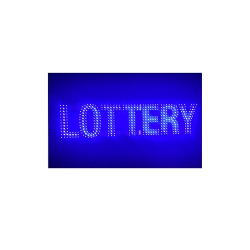 Sign Yeti -  LOTTERY 30*9 Inch