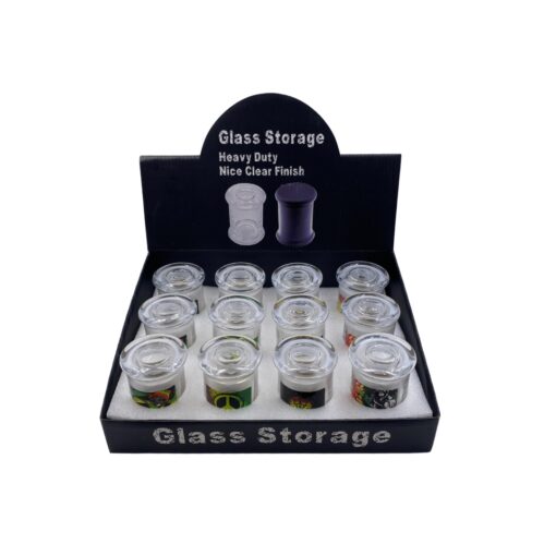 Heavy Duty Glass Jar 12CT - GS30433