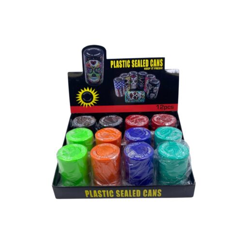 Airtight Plastic Sealed Cans 12CT - GS30501