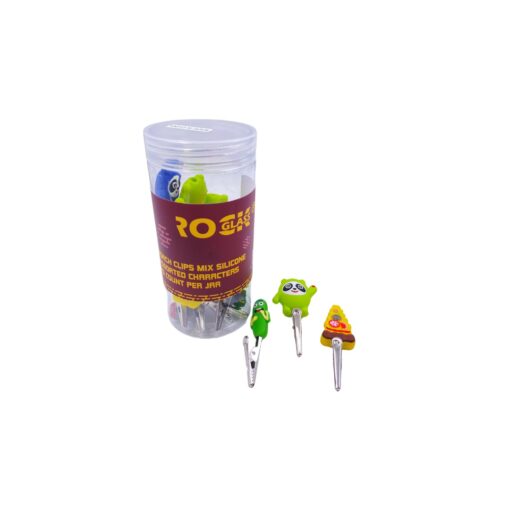 Rock Glass Roach Clips 25CT - CUP004