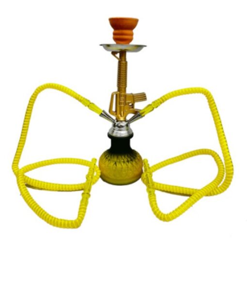 Zebra Pumpkin/ M16 Hookah 2 Hose- Mix