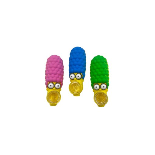 Silicone Marge Simpson Handpipe 2.5" - H398