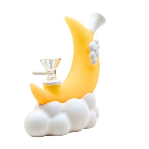 Waterpipe 5" Moon on Cloud (Glow in Dark) - S330G