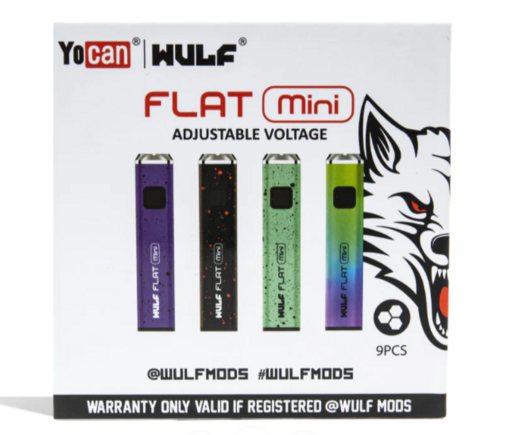 Yocan Wulf Flat Mini (510 Pen)- 9CT