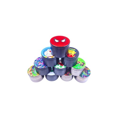 63mm Zinc Design Grinder 10CT - ZINC63D