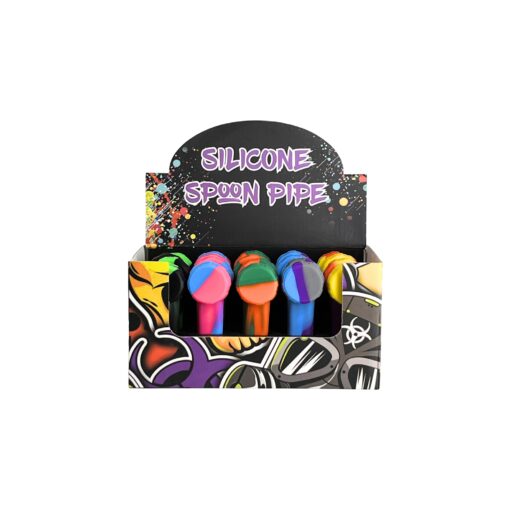 Silicone Spoon Pipe 20CT - HP002D