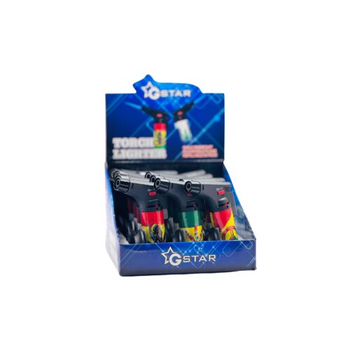 GStar table torch with Rasta Leaf 12ct - 50018R