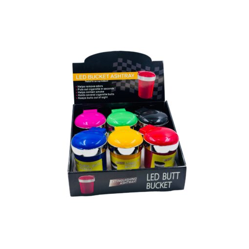 Ash Tray with LED Fire 6ct - ASH26