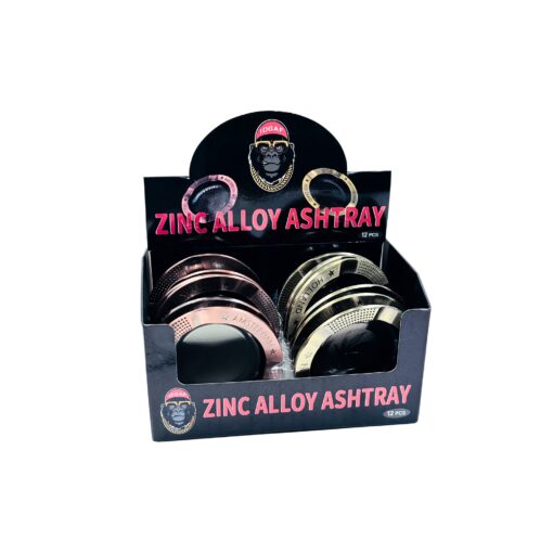 Metal Ash Tray 12ct - ASH260