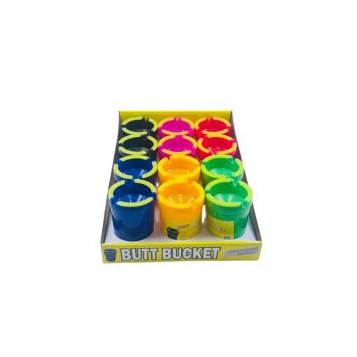 Glow in the Dark Bucket Ashtray 12ct - ASH5