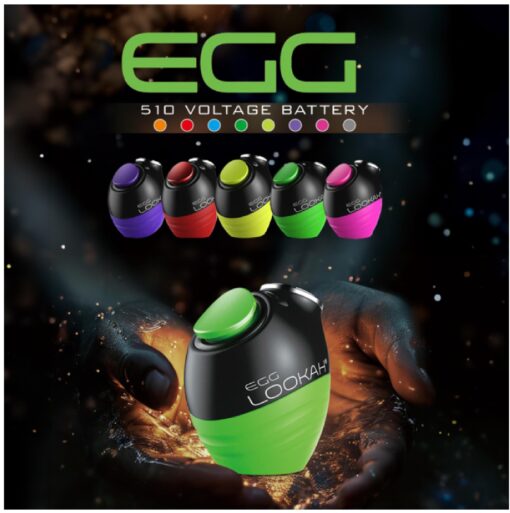 LOOKAH Egg 510 Thread Battery 5ct