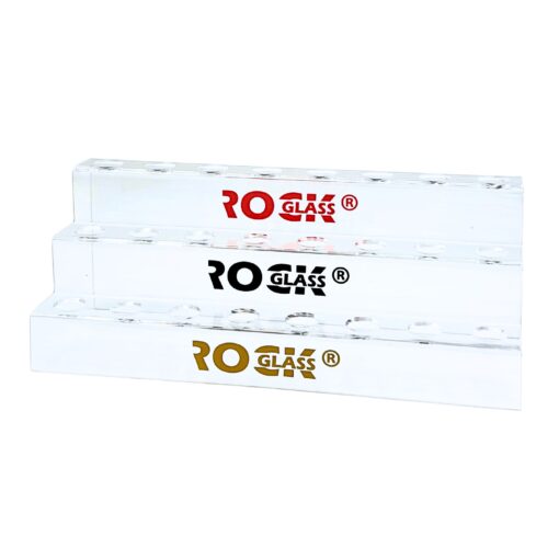 Rock Glass Plastic Carb Cap Display