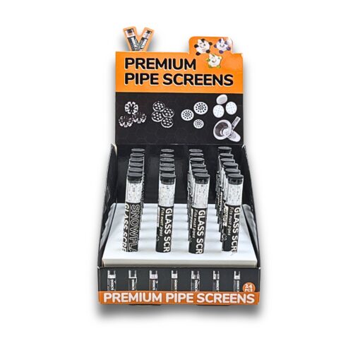 Snow Flake Glass Screen 10mm 50CT Tube- SC500